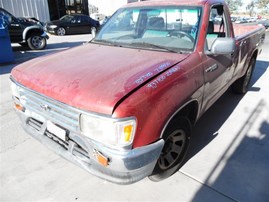 1993 TOYOTA T100 SR5 RED STD CAB 3.0 MT 2WD Z19830